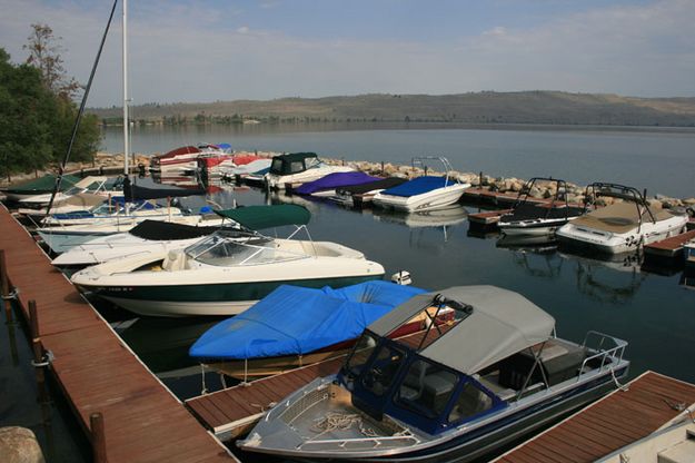 Marina boats. Photo by Dawn Ballou, Pinedale Online.
