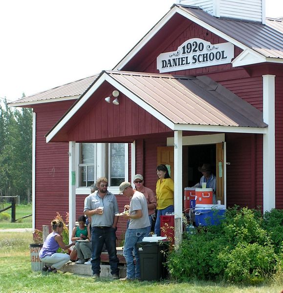 Historic Daniel Schoolhouse. Photo by Bob Rule.