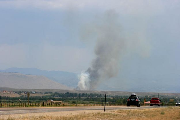 View from Hwy 191. Photo by Dawn Ballou, Pinedale Online.