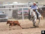 Breakaway Roping. Photo by Clint Gilchrist, Pinedale Online.