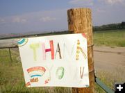 Thank You Firefighters. Photo by Bridger-Teton National Forest.