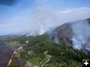 Aerial view July 30. Photo by Bridger-Teton National Forest.