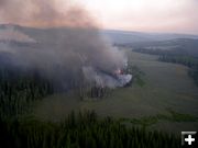 Natural fire breaks. Photo by Bridger-Teton National Forest.