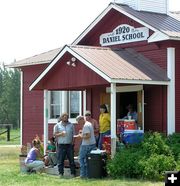 Historic Daniel Schoolhouse. Photo by Bob Rule.