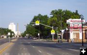 Pedestrian Crossing Lights. Photo by Wyoming Department of Transportation .