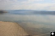 Smoke over Fremont Lake. Photo by Dawn Ballou, Pinedale Online.