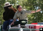 Smokey Bear. Photo by Dawn Ballou, Pinedale Online.