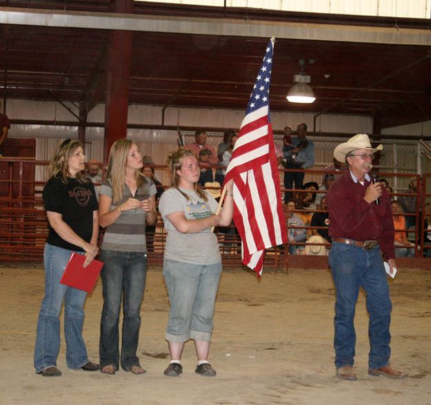 Horse Pull Opening. Photo by Dawn Ballou, Pinedale Online.