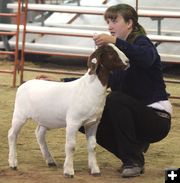 Erica David. Photo by Clint Gilchrist, Pinedale Online.