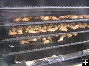 BBQ Racks. Photo by Bob Rule, KPIN 101.1 FM Radio.