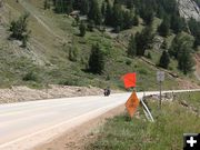 Motorcycle slide. Photo by Joy Ufford.