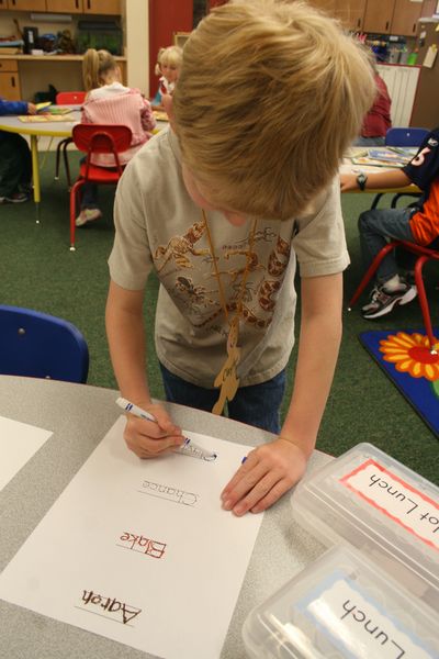Signing in. Photo by Pam McCulloch.