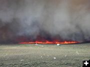 Fireline approaches. Photo by Jesse Lake, Lakeside Lodge.