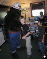 Meeting Smokey. Photo by Bridger-Teton National Forest.