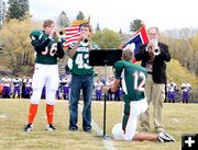 National Anthem. Photo by Pam McCulloch.
