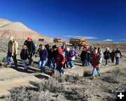 Hiking in. Photo by Dawn Ballou, Pinedale Online.