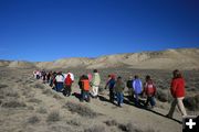 Walking in. Photo by Dawn Ballou, Pinedale Online.