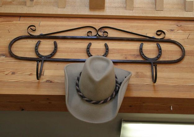 Hat Rack. Photo by Dawn Ballou, Pinedale Online.