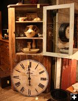 Primitive Pine Hutch. Photo by Dawn Ballou, Pinedale Online.