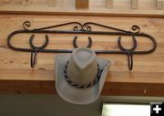 Hat Rack. Photo by Dawn Ballou, Pinedale Online.