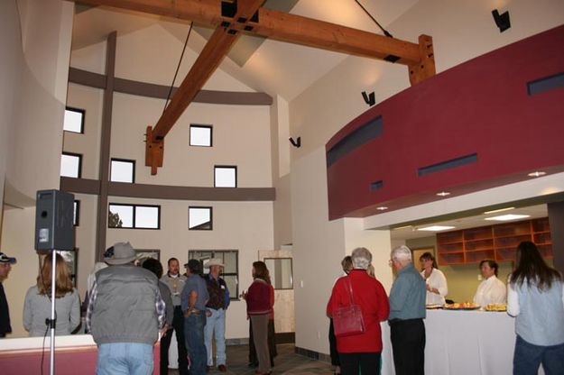 Reception Area. Photo by Dawn Ballou, Pinedale Online.