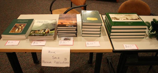 Museum Books. Photo by Dawn Ballou, Pinedale Online.