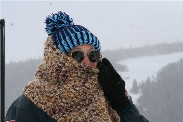 All bundled up. Photo by Carie Whitman.