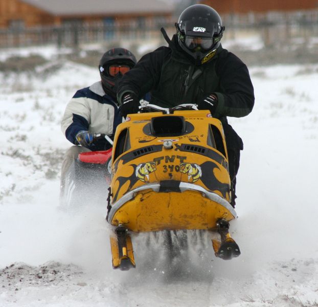 Getting Air. Photo by Clint Gilchrist, Pinedale Online.