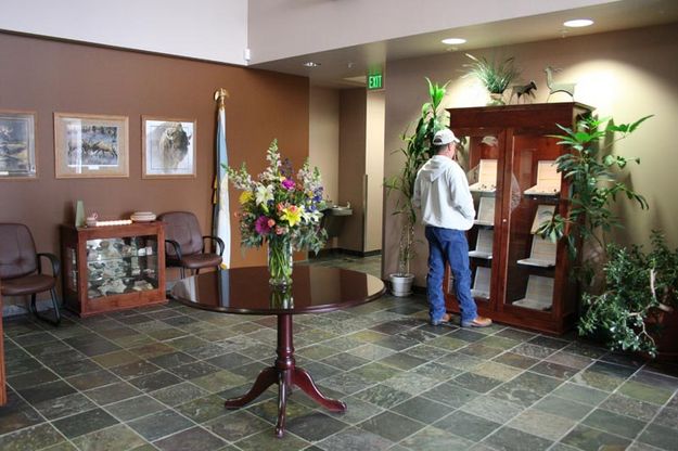 BLM Lobby. Photo by Dawn Ballou, Pinedale Online.