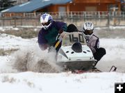 Collision. Photo by Clint Gilchrist, Pinedale Online.