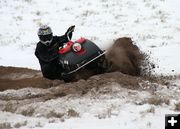 Into Dirt. Photo by Clint Gilchrist, Pinedale Online.