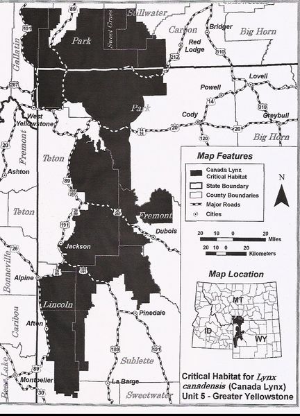 Habitat map. Photo by FWS.