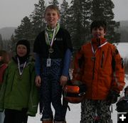 5th-6th grade Male Skiers. Photo by Pam McCulloch.