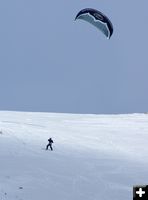 Snowkiting4. Photo by Cat Urbigkit, Pinedale Online.