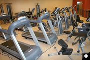 Fitness Area. Photo by Pam McCulloch.