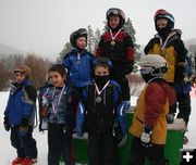 Pre-Kindergarten Male Skiers. Photo by Pam McCulloch.