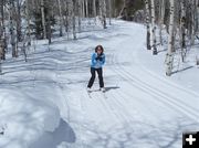 Groomed Ski Trails. Photo by Bob Barrett, Pinedale Ski Education Foundation.