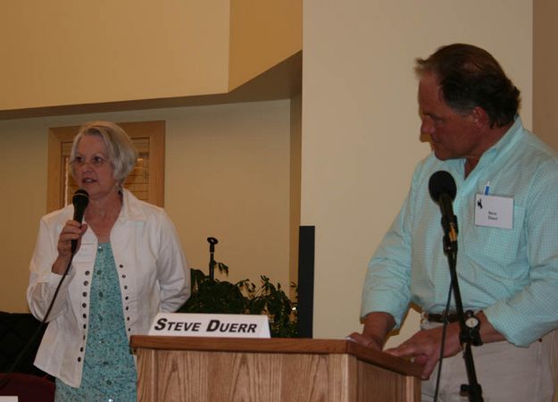 Delores Christensen-Steve Duerr. Photo by Dawn Ballou, Pinedale Online.