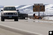 Message Trailer. Photo by Wyoming Game & Fish Department.