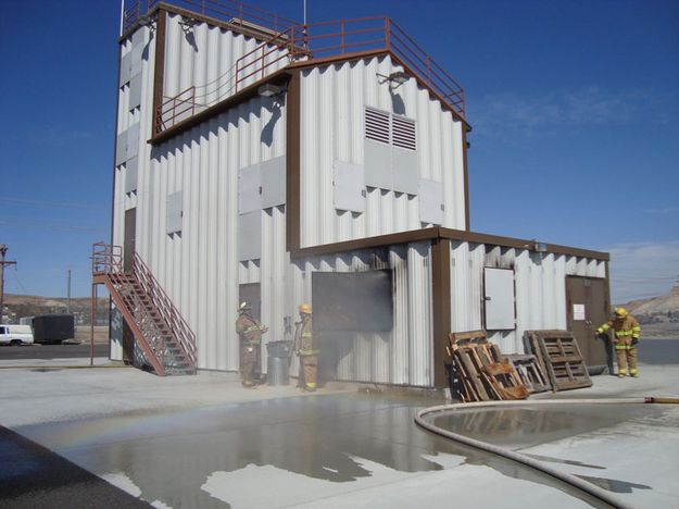 Green River Training Tower. Photo by Sublette County Fire Board.