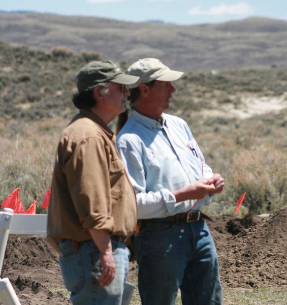 Sam Drucker Dave Vlcek. Photo by Dawn Ballou, Pinedale Online.