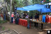 Food Line at Kiddie Village. Photo by Dawn Ballou, Pinedale Online.