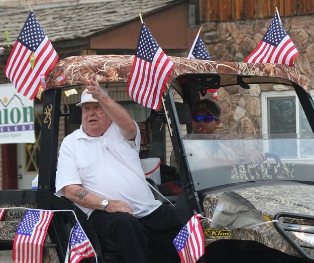 Grand Marshall Bob Tracy. Photo by Pinedale Online.