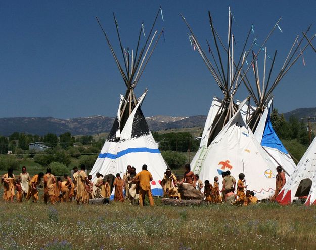 Indian Village. Photo by Pinedale Online.