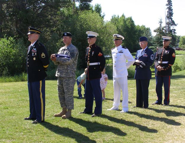 Color Gaurd. Photo by Sue Sommers.