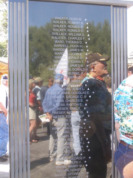 Memorial Reflection. Photo by Sue Sommers.