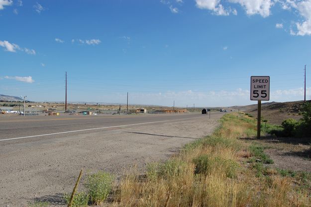 Watch your speed. Photo by Wyoming Department of Transportation (WYDOT).