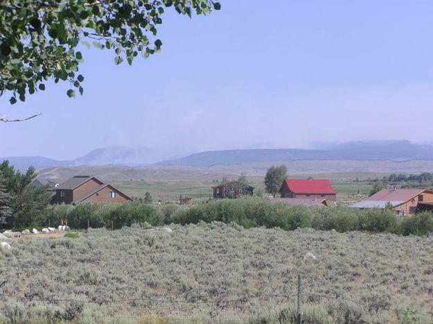 New Fork Lakes Fire. Photo by Bob Rule, KPIN 101.1 FM.