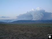 Fire Moving East. Photo by Sally Hayward.