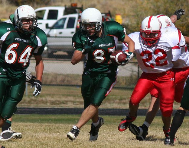 Punt Return. Photo by Clint Gilchrist, Pinedale Online.